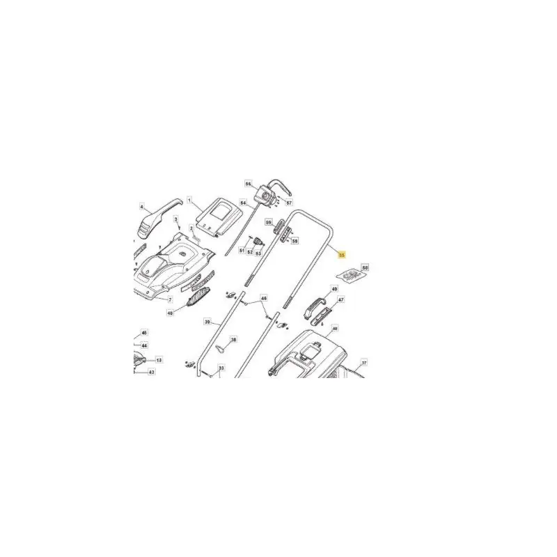 Brancard supérieur GGP 118810075/0 pour tondeuse à gazon Achetez Aujourd&rsquo;hui