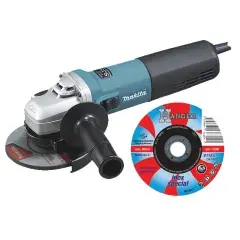 Vente Flash Pack meuleuse 9565CR 1400 W 125 mm + 50 disques Hanger AS 46 T Inox – MAKITA – PROMOPACK2