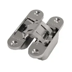 Charnière invisible Medium en zamak dimensions 111x29mm finition chromée mate – ARGENTA – 70000002 Satisfait Ou Remboursé
