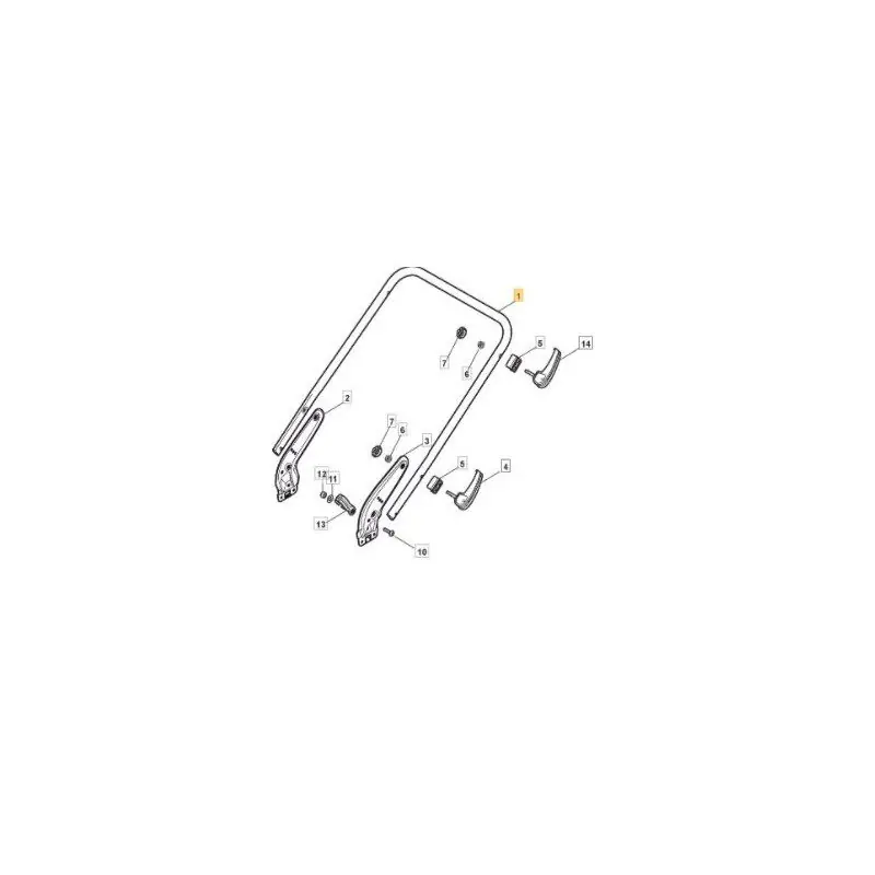 Brancard inférieur pour tondeuse GGP Italy 381006720/0 Paiement Sécurisé