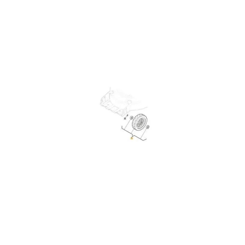 Roue de tondeuse GGP 381007814/0 Prix Réduit
