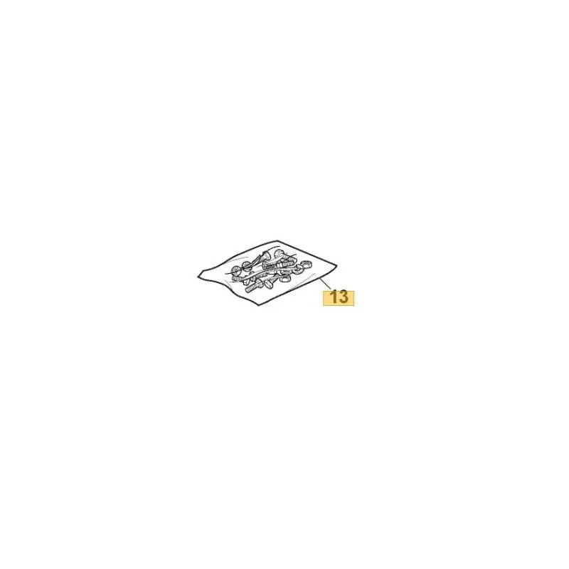 Kit visserie de bac de tondeuse GGP 381008639/0 Pas Cher