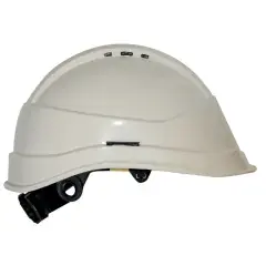 Meilleure Vente Casque de chantier visière courte KARA blanc – AUBOUEIX – 0031TC