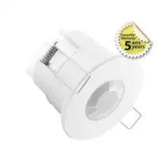 Détecteur de mouvement infrarouge LED encastrable 360° 600W BBC – MIIDEX LIGHTING – 754932 Réduction