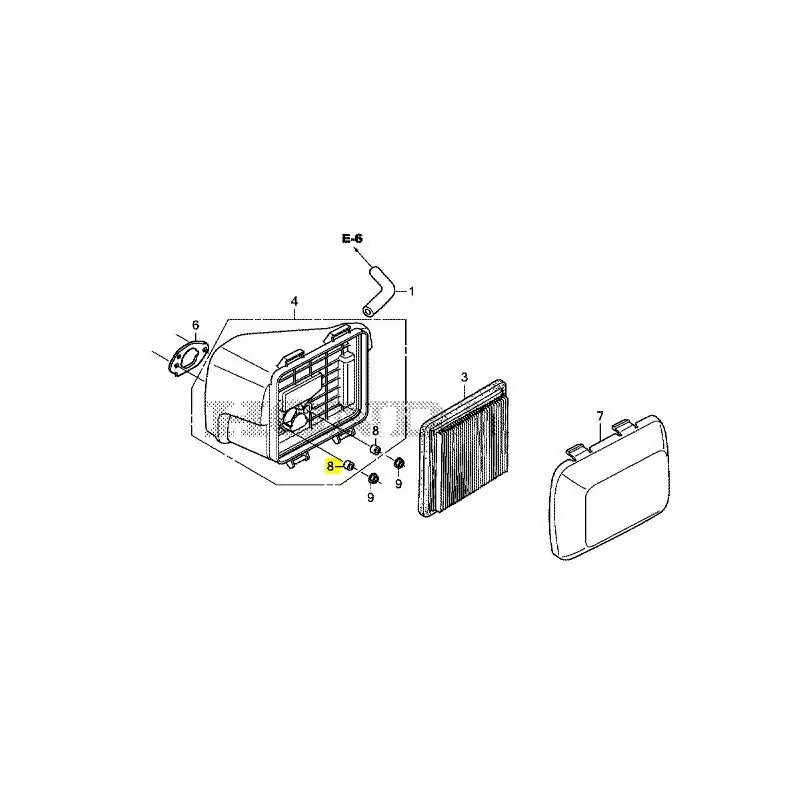 Entretoise de filtre à air Honda 17238-ZG9-M00 Usine Directe