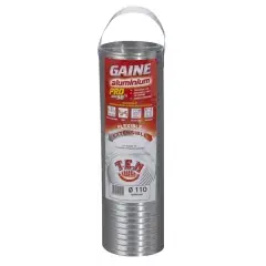 Gaine accordéon aluminium 85cm 110 – TEN – 85110 Jusqu&rsquo;à Épuisement Des Stocks