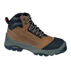 Offre Exclusive Chaussure de sécurité hautes en cuir pull-up SOLANO S3 CI SRC brun/noir P48 – LEMAITRE SECURITE – SOLNS30BF-48