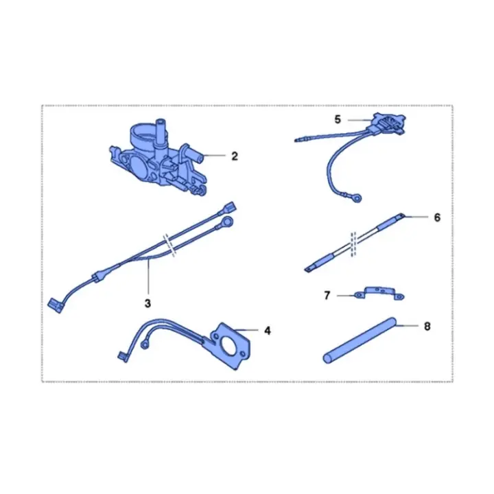 Commande En Gros Chauffage De Carburateur, Jeu 5026287-01