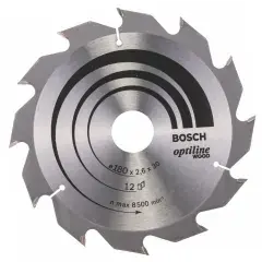 Lame de scie circulaire Optiline Wood 180x30x2,6mm 12 dents – BOSCH – 2608641178 Nouvelle Collection