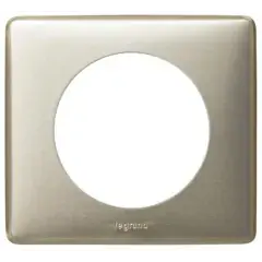 Plaque CELIANE métal 1 poste L 90mm finition titane – LEGRAND – 068901 Acheter En Ligne