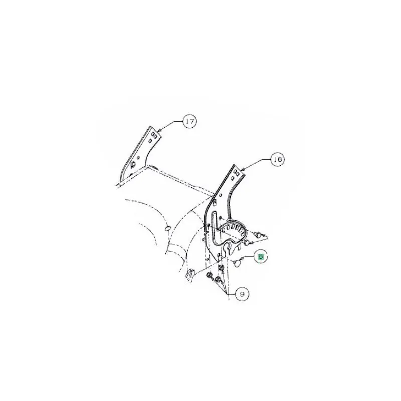 Nouvel Arrivage Vis support guidon tondeuse MTD 46 BS et 46 S