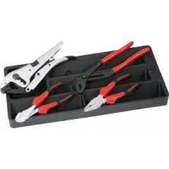 Vente Directe Module de 4 pinces chromées polies – SAM OUTILLAGE – P14-J4M