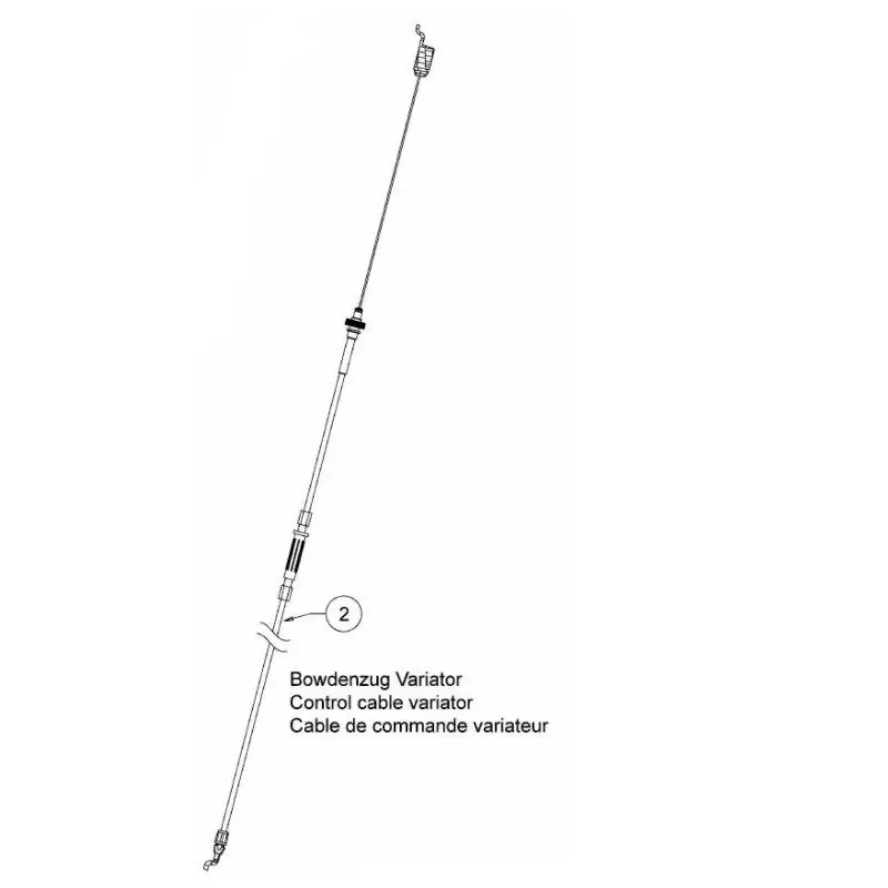 Achat Immédiat Cable frein moteur MTD 746-05424