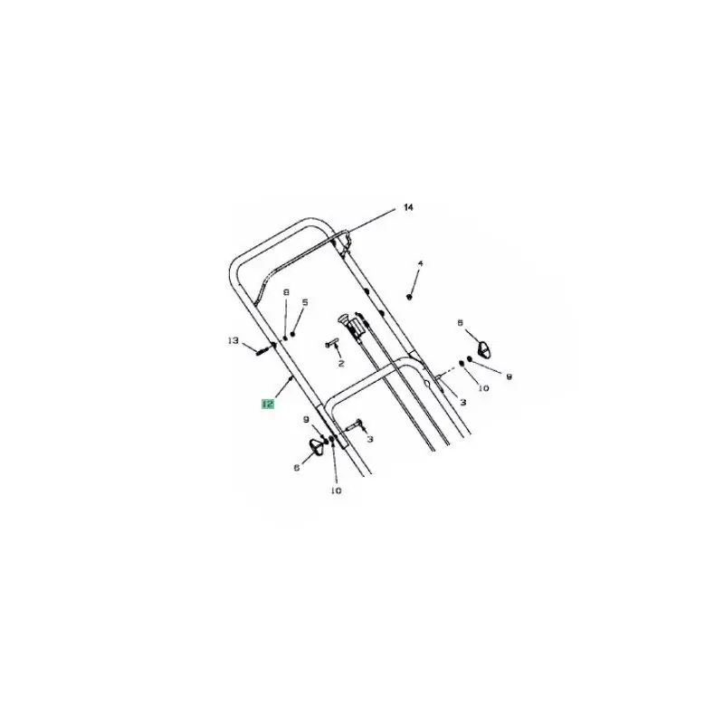 Vente Directe Brancard supérieur MTD 749-04181 pour tondeuse