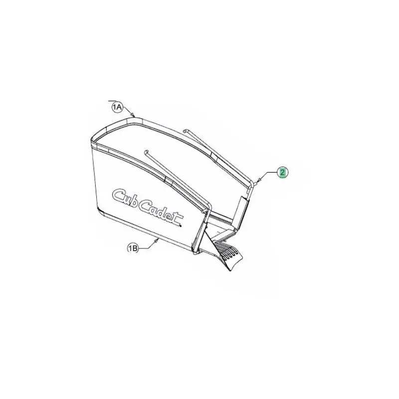 Cadre pour sac de tondeuse Cub Cadet 53 cm modèle LM3 Expédié Aujourd&rsquo;hui