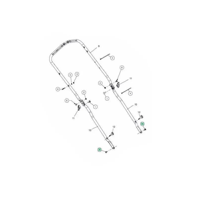 Vis d‘embase de guidon MTD 738-05010A Promotion