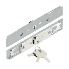 Serrure AA cylindre rond à 2 pivots 6 mm blanc RAL9016 – TIRARD – AA191010 Super Prix