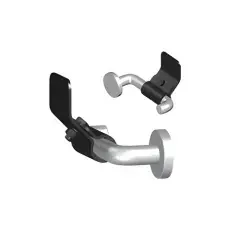 Ouvre-porte mains libres alu noir – MERMIER – 500019 Haute Qualité