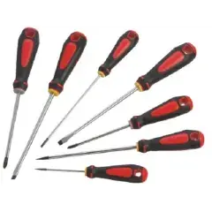 Bon Marché Jeu de 5 tournevis SAMSOFORCE Phillips® lame ronde – SAM OUTILLAGE – TB-PJ5