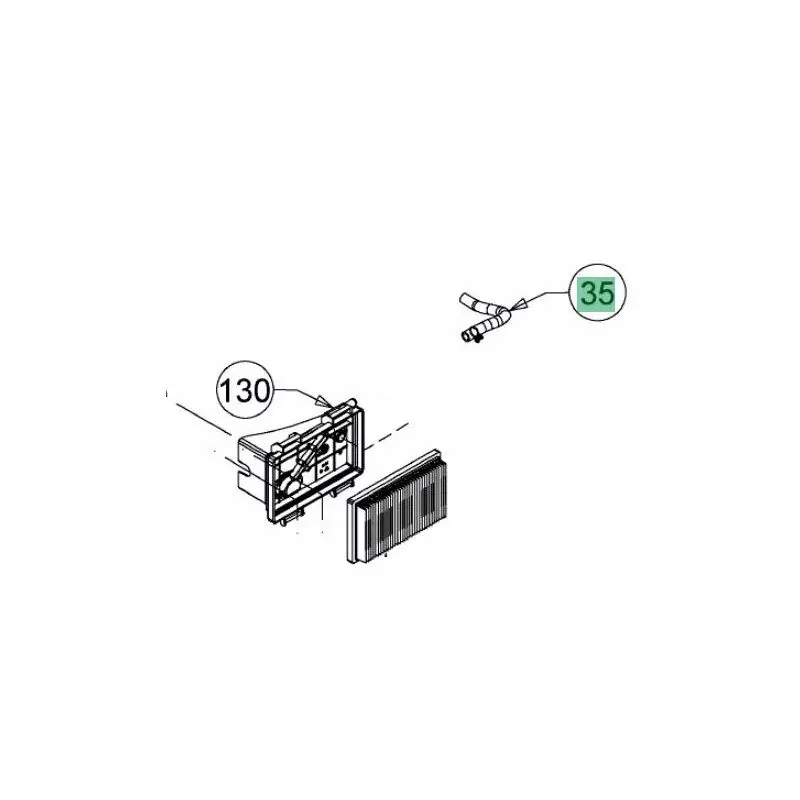Durite de filtre à air MTD 751-15797 Vente Directe