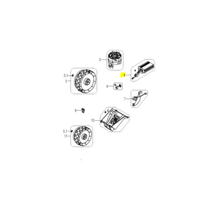 Module electronique Lawnmaster CLMF3637E Quantité Limitée