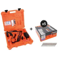 Cloueur à gaz autonome PPN50Xi avec 1 pack 4X35 Hard CTR GAL en coffret standard - SPIT PASLODE - 054706 Acheter Direct