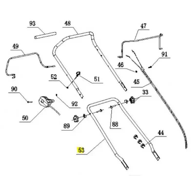 Guidon inférieur Greatland CL TO 675EX 56 AC SP 4in1 Produit De Marque