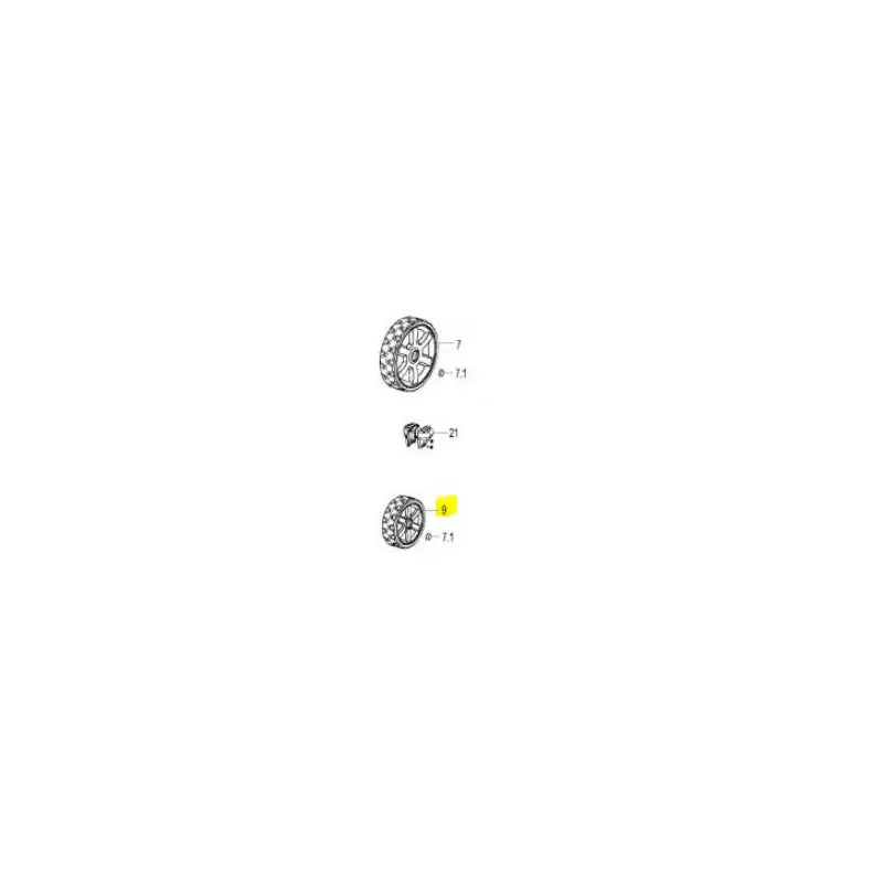 Acheter En Ligne Roue tondeuse Dori ME1537 M