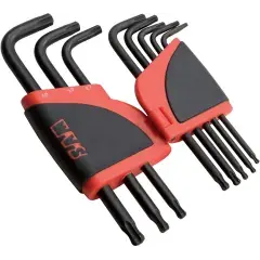 Achat Immédiat Râtelier de 8 clés mâles longues Torx à tête sphérique 9 à 40 – SAM OUTILLAGE – 66-R8AL