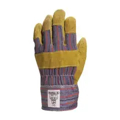 Gants docker américain DC103 jaune/bleu T10 – DELTA PLUS – DC10310 Haute Qualité