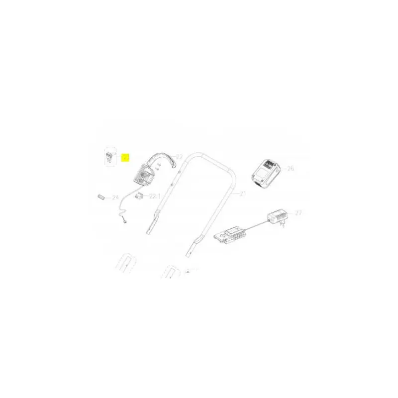 Clé de sécurite tondeuse à batterie CLMF2031A Nouvelle Collection