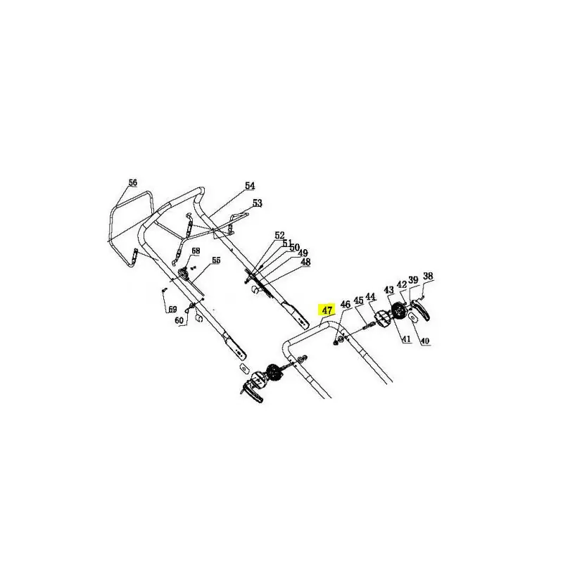 Guidon inférieur Gardif JL50Z0109 Nouveauté