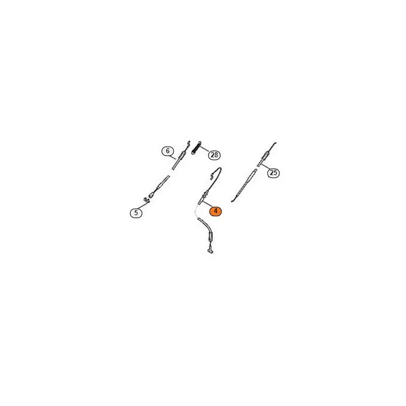 Petit Prix Cable de vitesse pour Stihl RM 655 YS