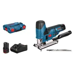 Scie sauteuse 12V GST 12V-70 + 2 batteries 2.0 Ah + chargeur + coffret L-boxx – BOSCH – 06015A100D Meilleur Choix