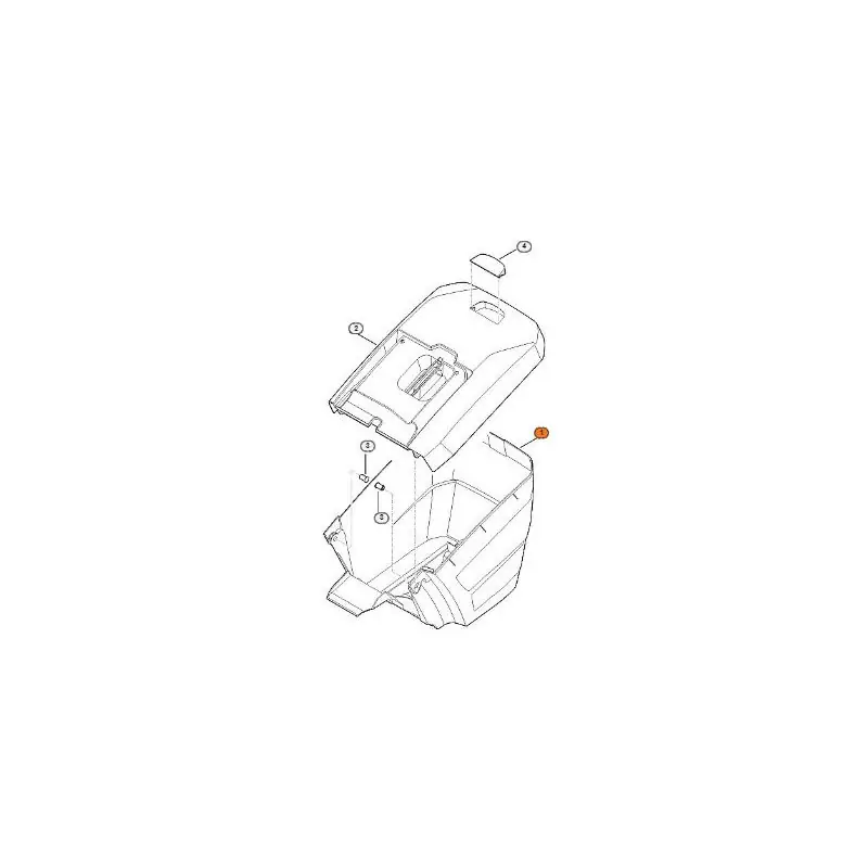 Nouveauté Bac de ramassage tondeuse Stihl RM 650, RM 655 et Viking MB 650, MB 655