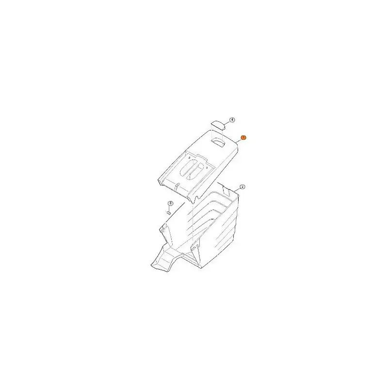 Capot de bac pour tondeuse Stihl RM 545 Petit Prix