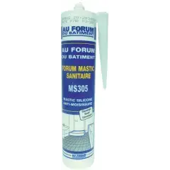 Mastic silicone sanitaire blanc – MS305-BLANC Offre Exclusive