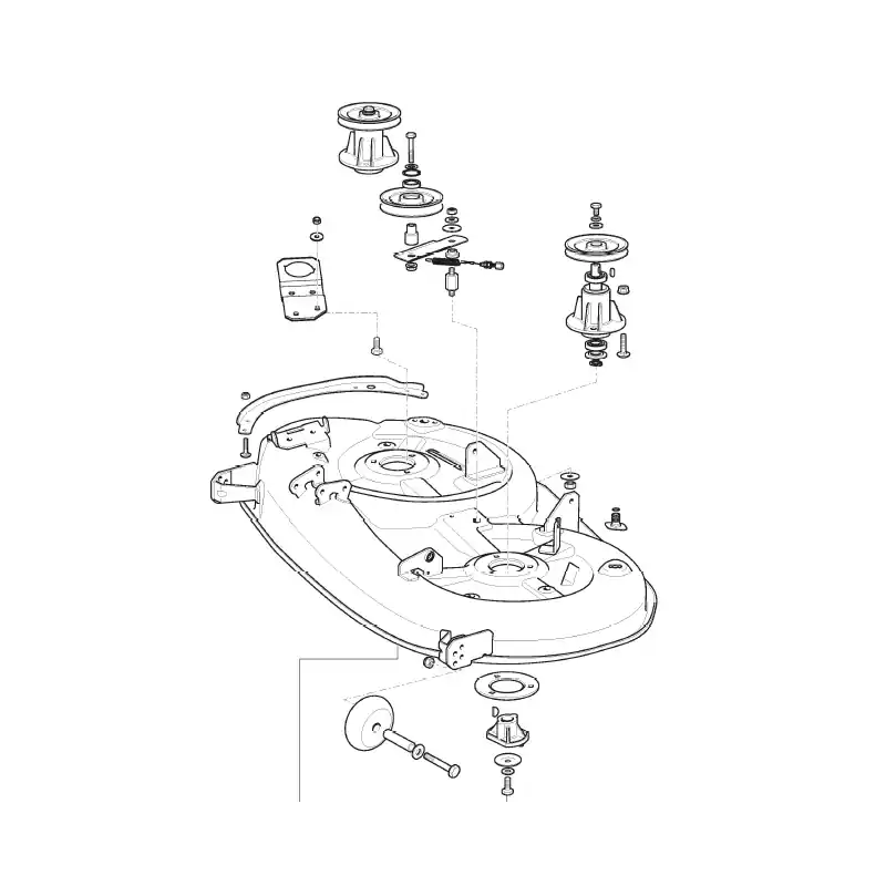 Authentique Kit carter de coupe GGP 382565107/0