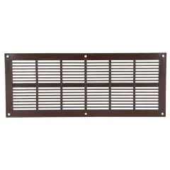 Grille de ventilation à visser ou à coller classique extra-plate rectangulaire – NICOLL – PB151M Nouvelle Collection
