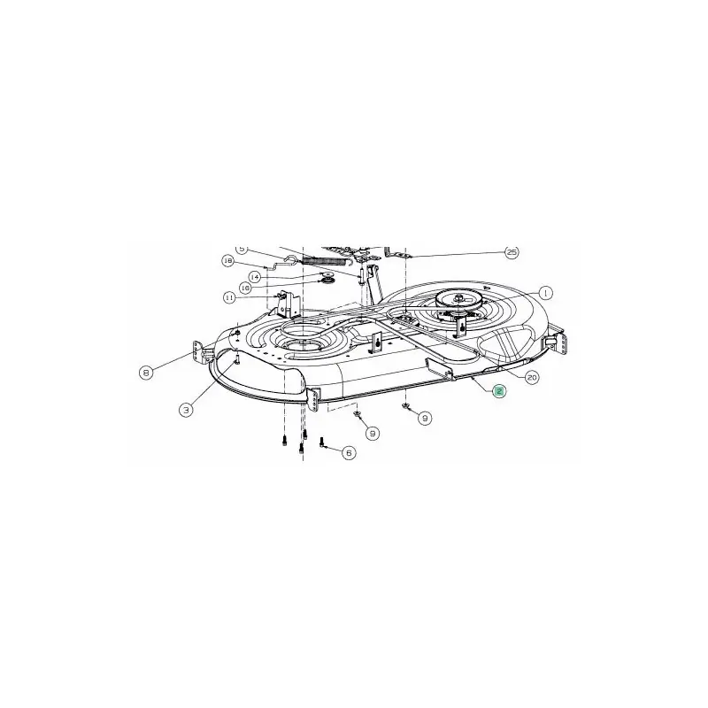 Carter de coupe MTD 46 pouces 683-05432A-S Promotion
