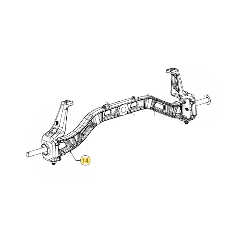 Essieu avant pour tracteur MTD 719-05069A Promotion Saisonnière
