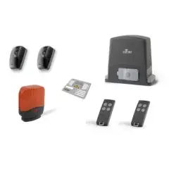 Kit complet pour portails coulissants 600 Kg avec batterie et chargeur – CARDIN – KT-SL624CB Meilleure Vente