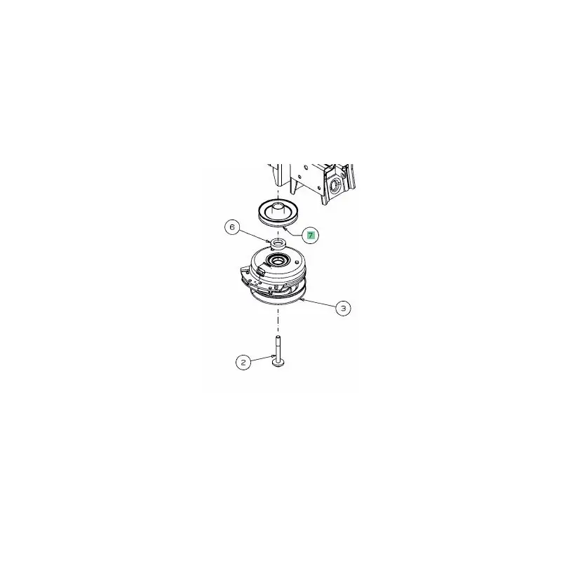 Meilleur Choix Poulie MTD 756-05230 pour moteur de tracteur MTD