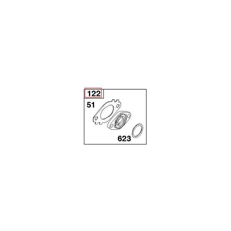 Entretoise de carburateur Briggs et Stratton 592160 Bon Marché