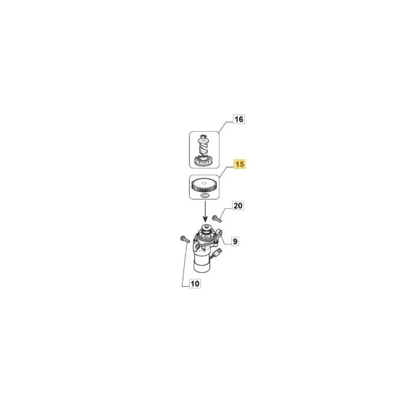 Kit réparation pignon de démarreur GGP 118551155/0 Quantité Limitée