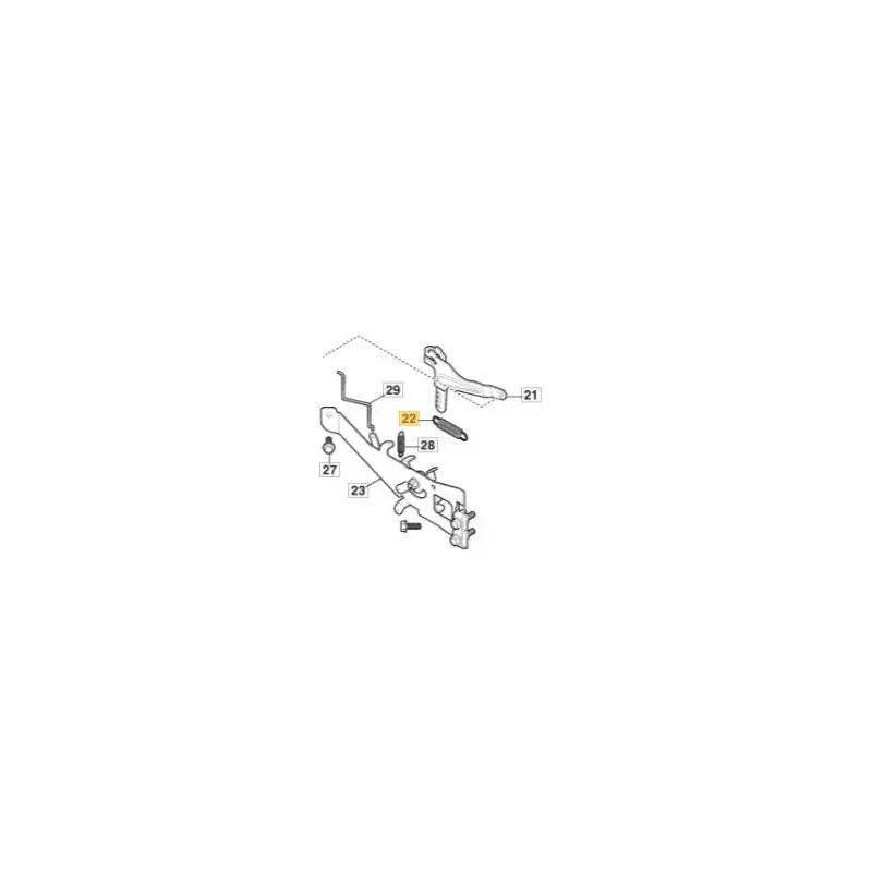 Ressort de regulateur moteur Stiga GGP TRE 586 VA et TRE 586 V Haute Qualité