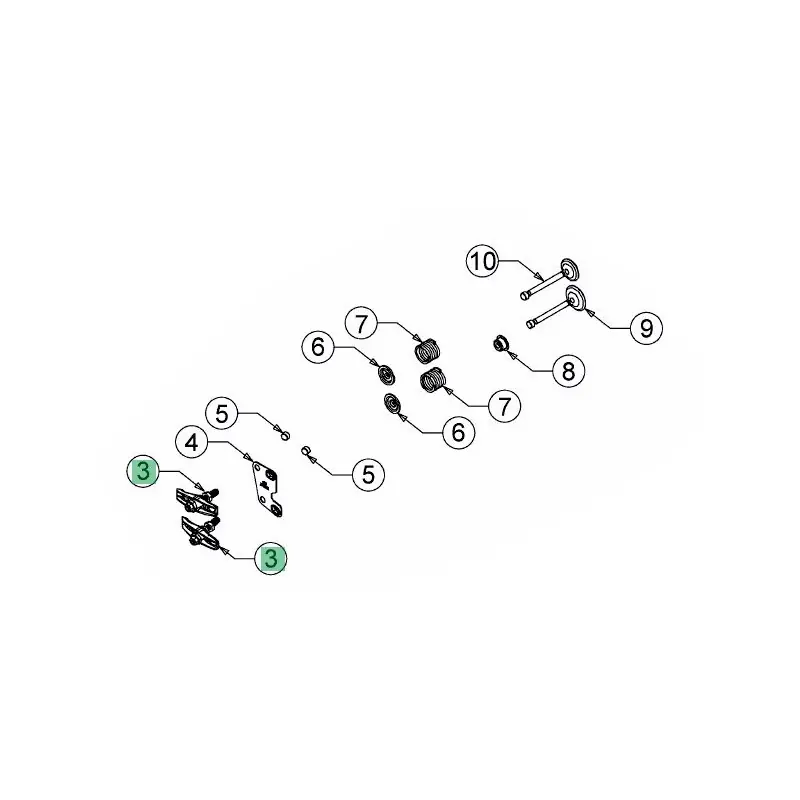 Kit culbuteur MTD 751-15655 Petit Prix