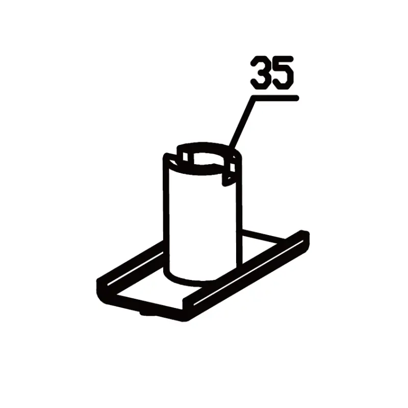 Authentique Support de lame pour tondeuse Yard Force
