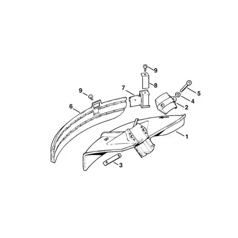Super Prix Capot protecteur débroussailleuse Stihl FS
