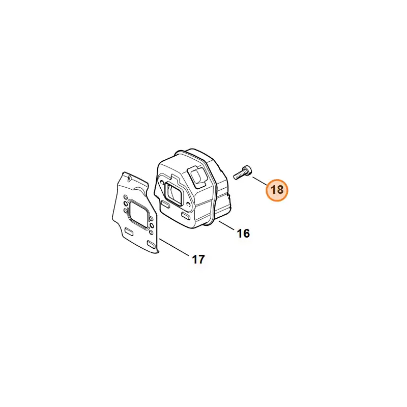 Vis échappement tronçonneuse Stihl Prix Réduit